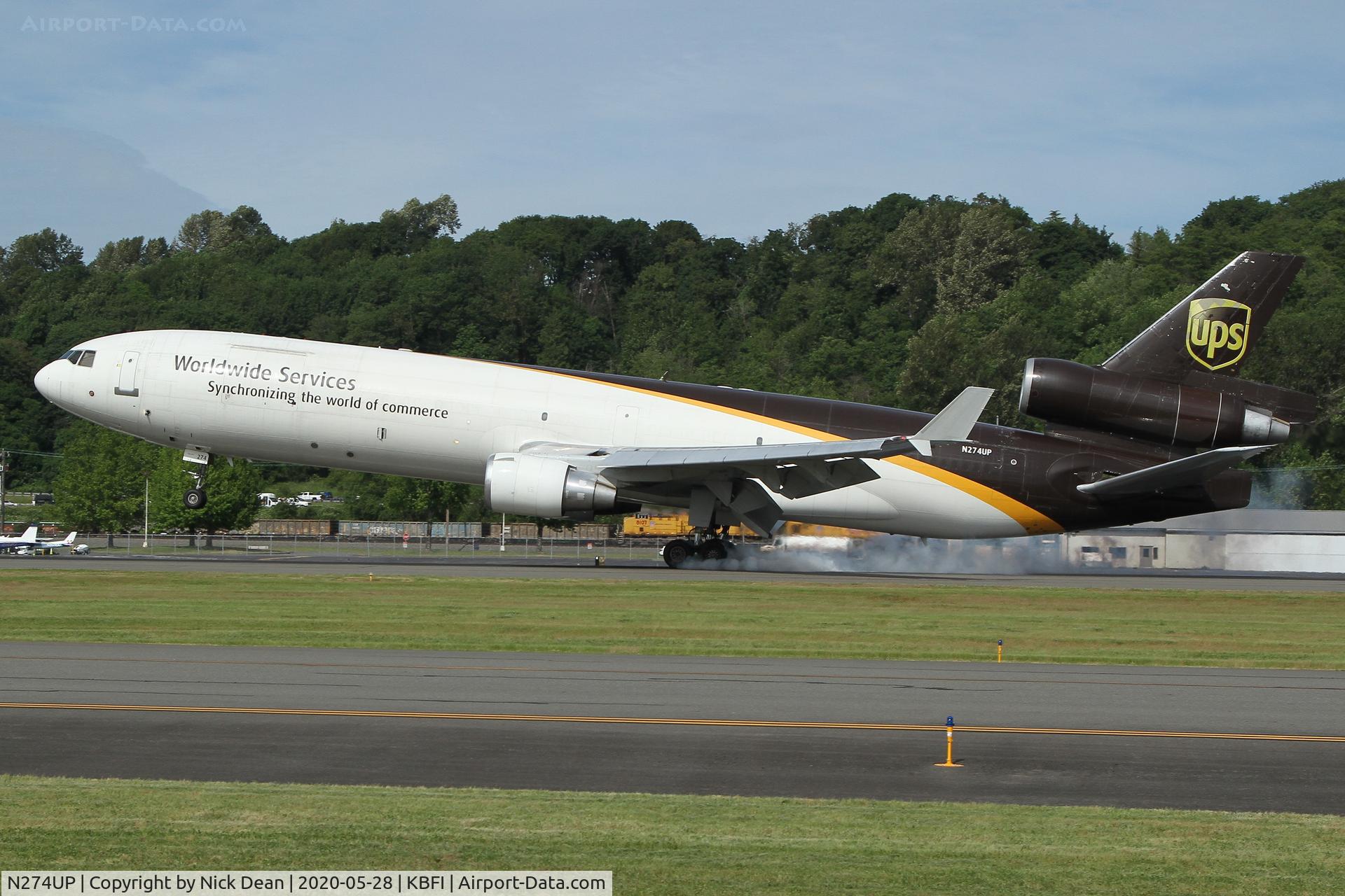 N274UP, 1994 McDonnell Douglas MD-11F C/N 48575, KBFI.