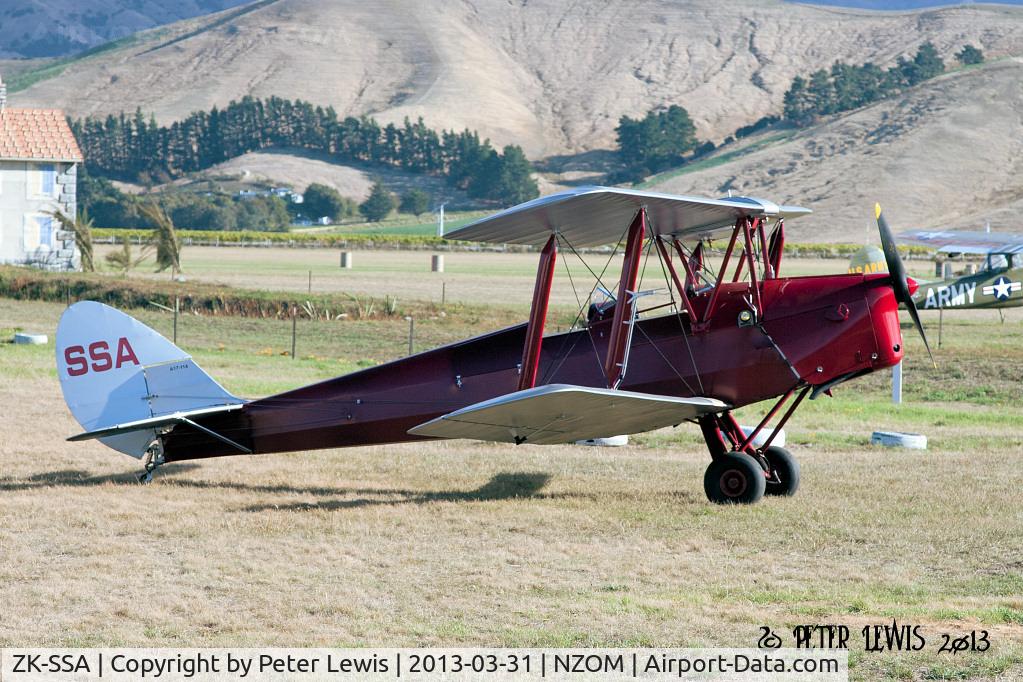 ZK-SSA, De Havilland DH-82A Tiger Moth II C/N 111, F E Frost, Nelson