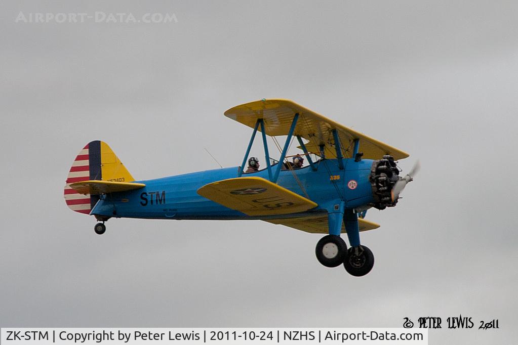 ZK-STM, Boeing N2S-1 Kaydet (A75N1) C/N 75-2724, B L Govenlock, Havelock North