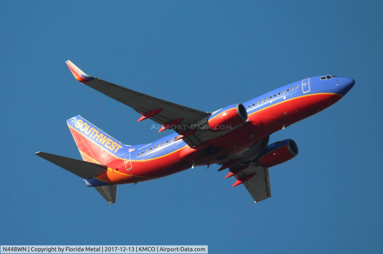 N448WN, 2003 Boeing 737-7H4 C/N 33721, MCO 2017