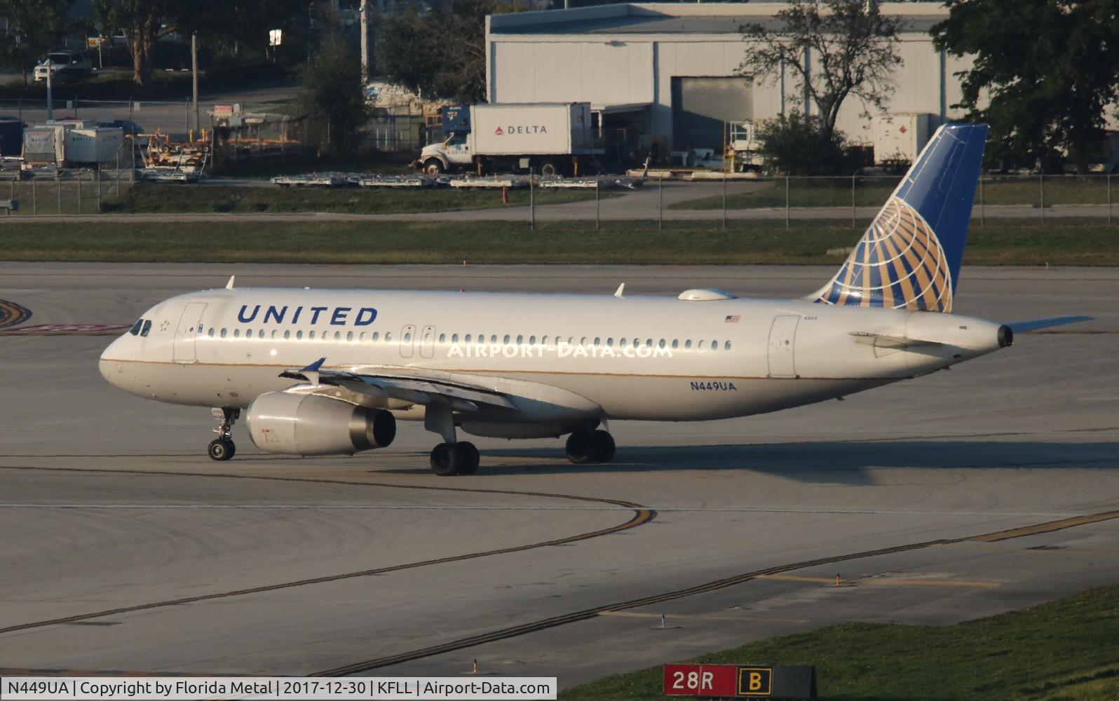 N449UA, 1998 Airbus A320-232 C/N 851, FLL 2017