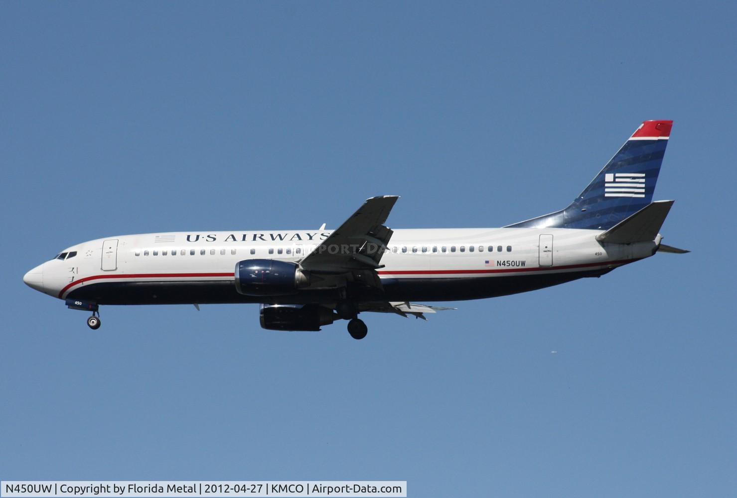 N450UW, 1990 Boeing 737-4B7 C/N 24933, MCO 2012