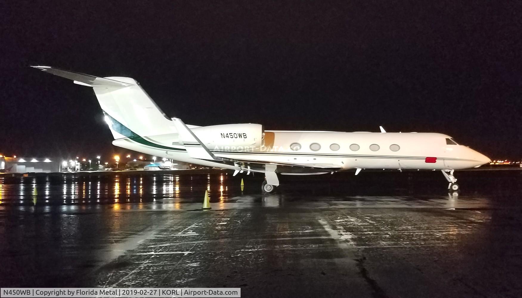 N450WB, 2008 Gulfstream Aerospace GIV-X (G450) C/N 4110, ORL 2019