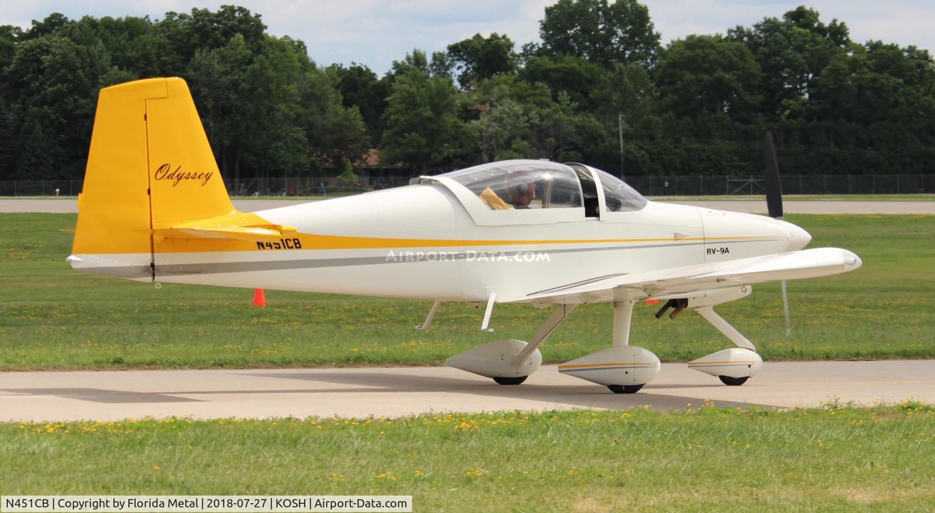 N451CB, 2004 Vans RV-9A C/N 90802, OSH 2018