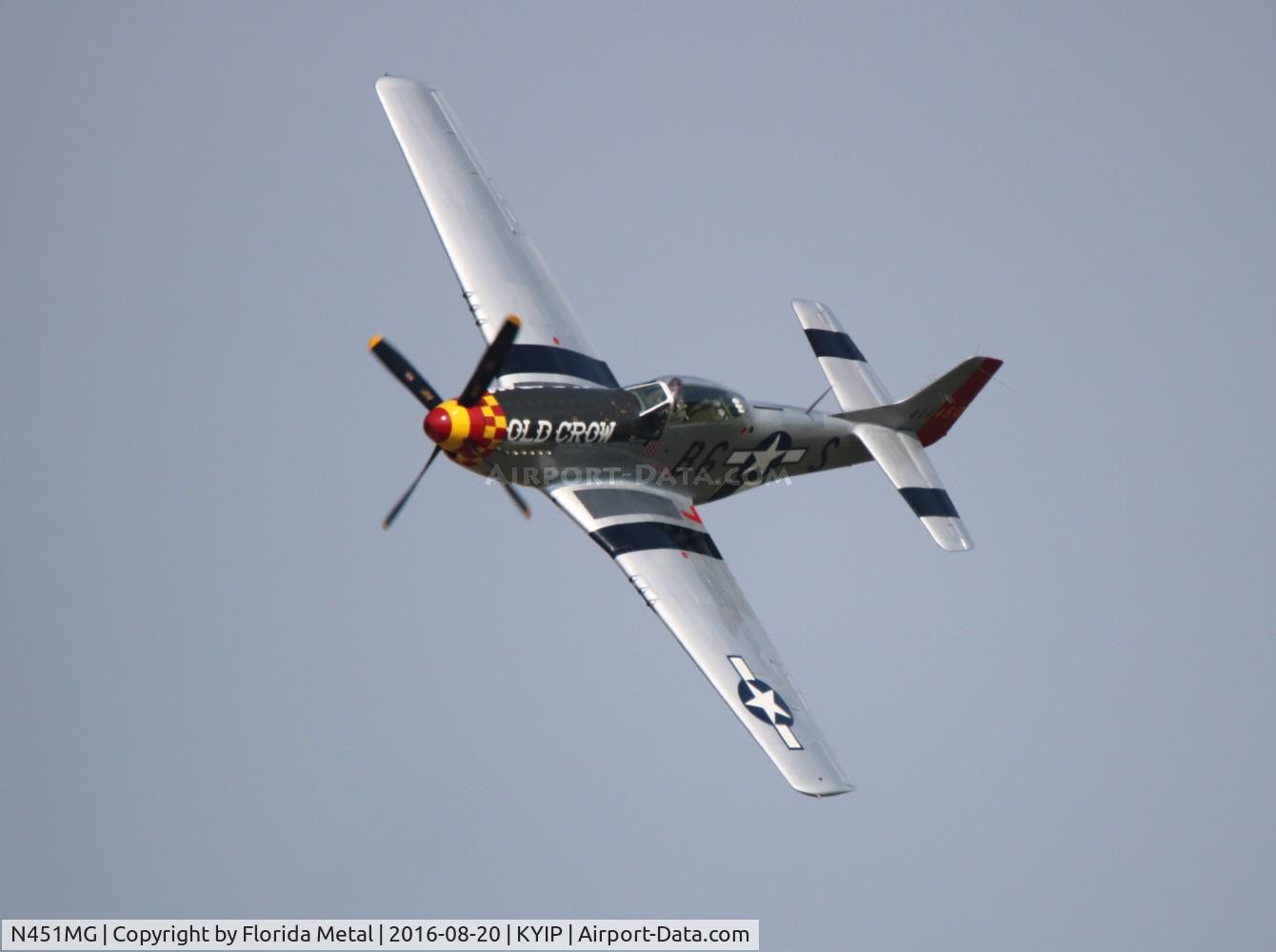 N451MG, 1944 North American P-51D Mustang C/N 44-74774, TOM 2016