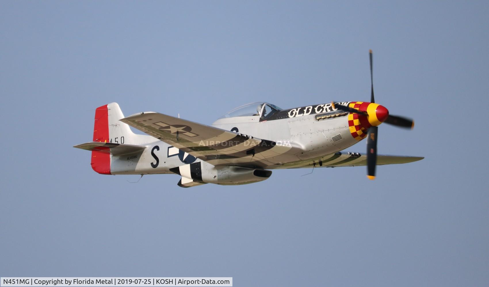 N451MG, 1944 North American P-51D Mustang C/N 44-74774, OSH 2019