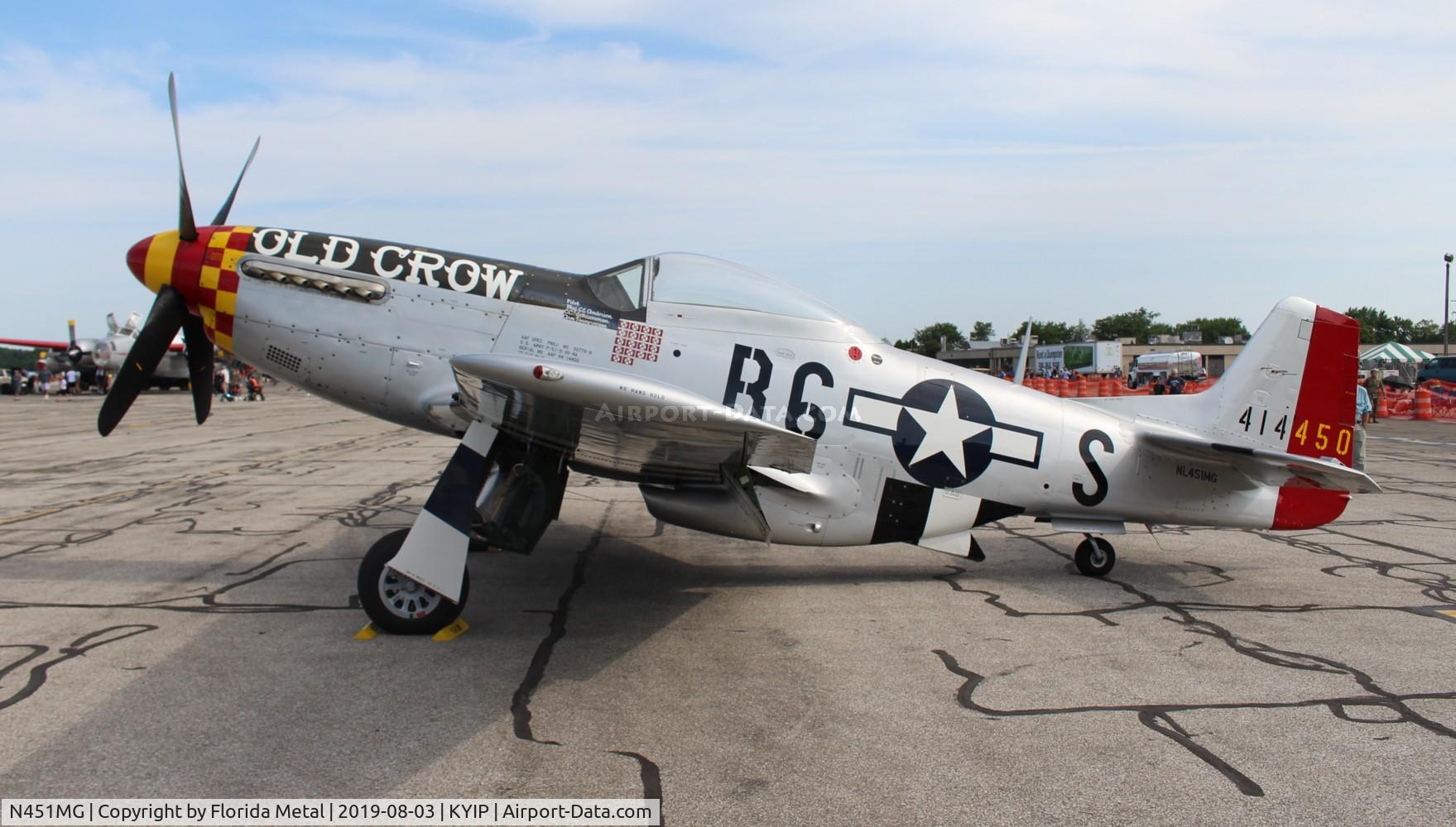 N451MG, 1944 North American P-51D Mustang C/N 44-74774, TOM 2019