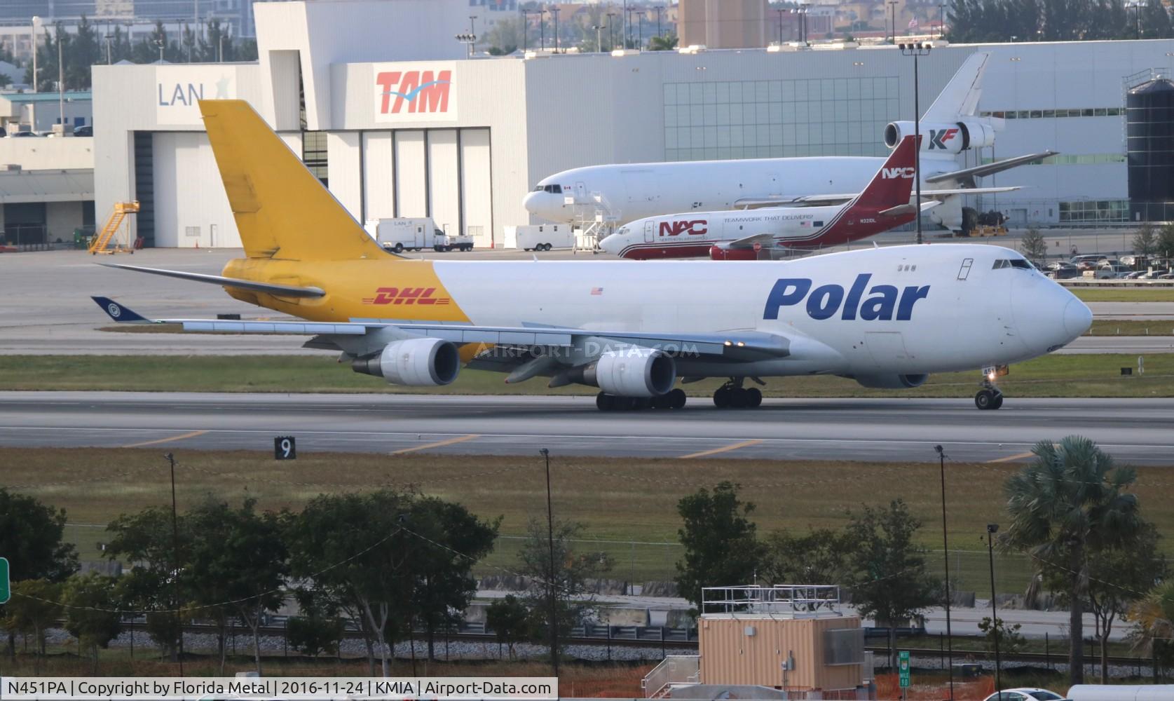 N451PA, 2000 Boeing 747-46NF C/N 30809, MIA 2016