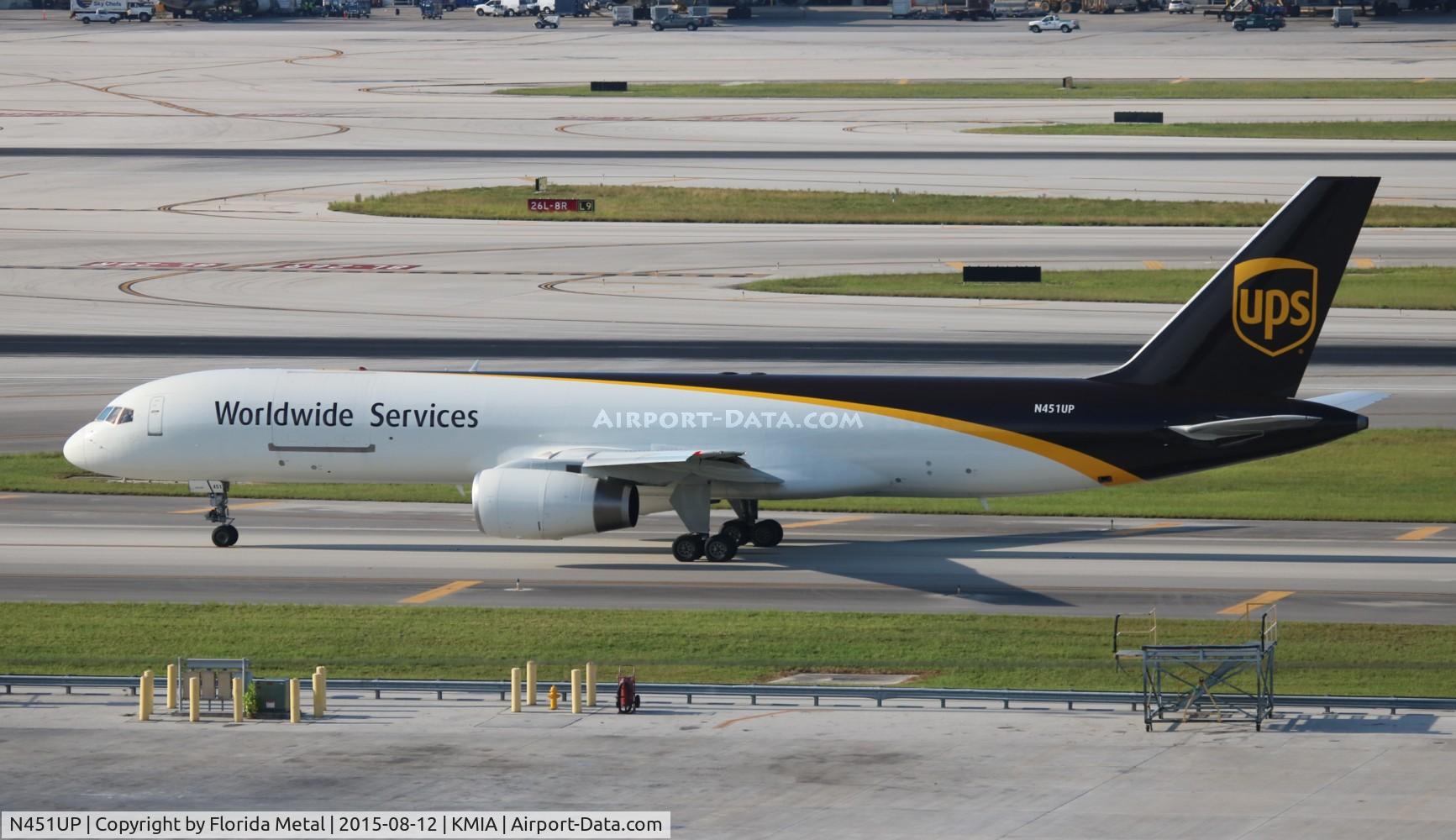 N451UP, 1995 Boeing 757-24APF C/N 27739, MIA 2015