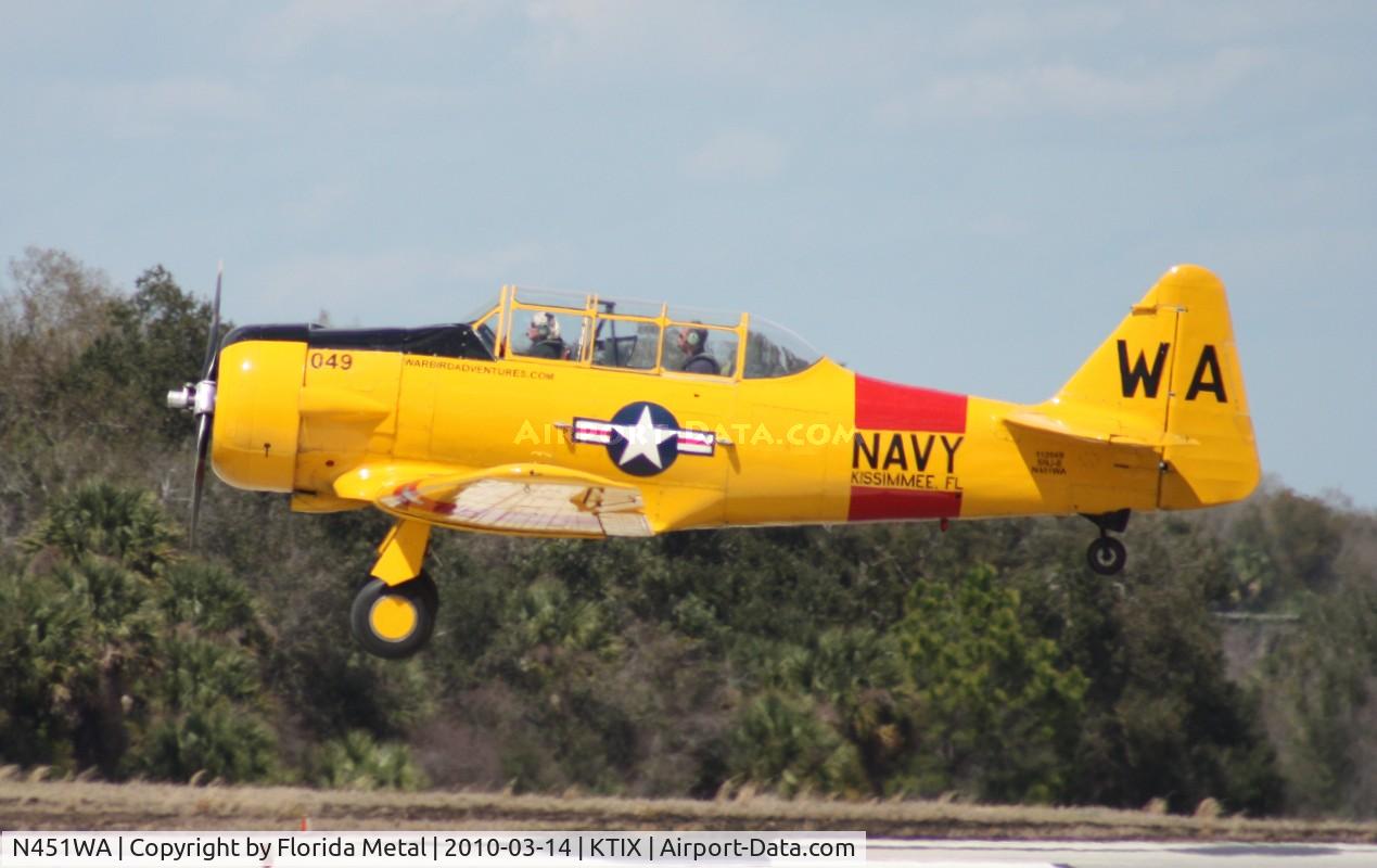N451WA, 1945 North American SNJ-6 Texan C/N 121-43012, TICO 2010