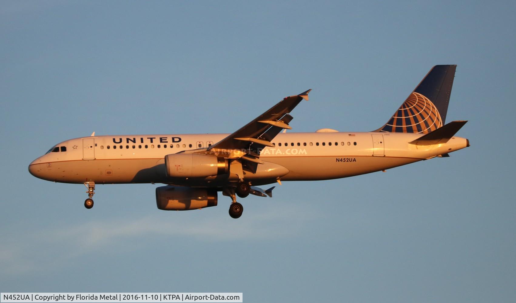 N452UA, 1999 Airbus A320-232 C/N 0955, TPA 2016