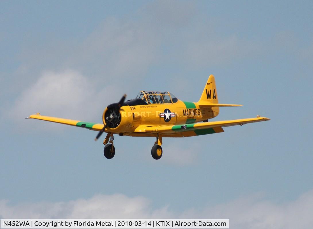 N452WA, 1945 North American SNJ-6 Texan C/N 121-43137, TICO 2010