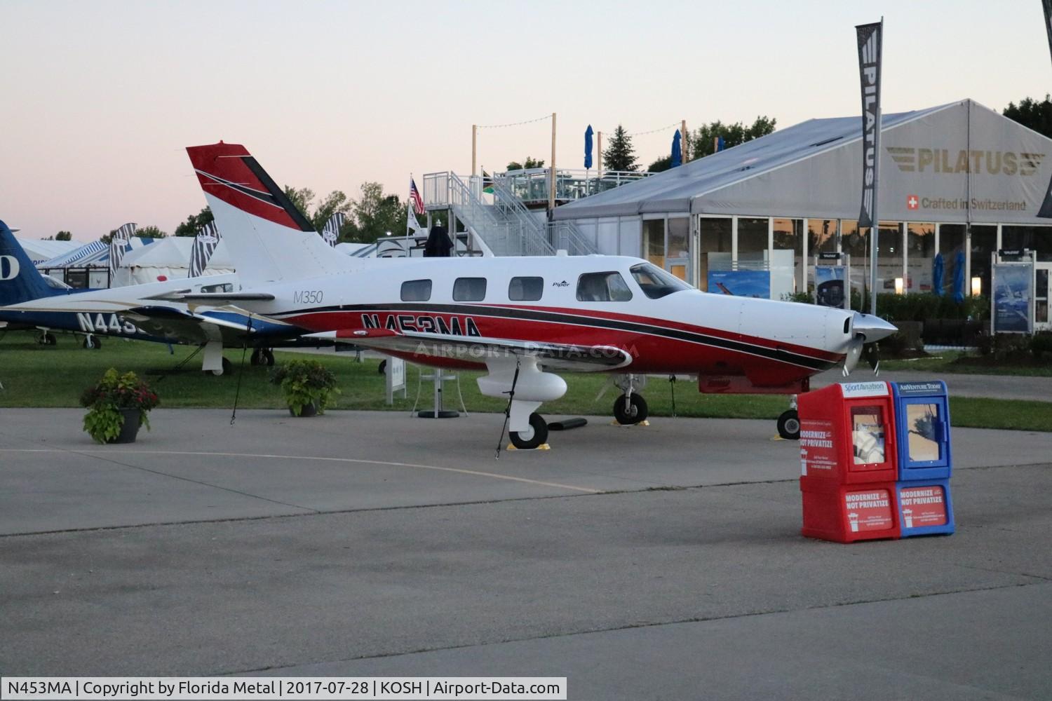N453MA, 2016 Piper PA-46-350P Malibu Mirage Malibu Mirage C/N 4636687, OSH 2017