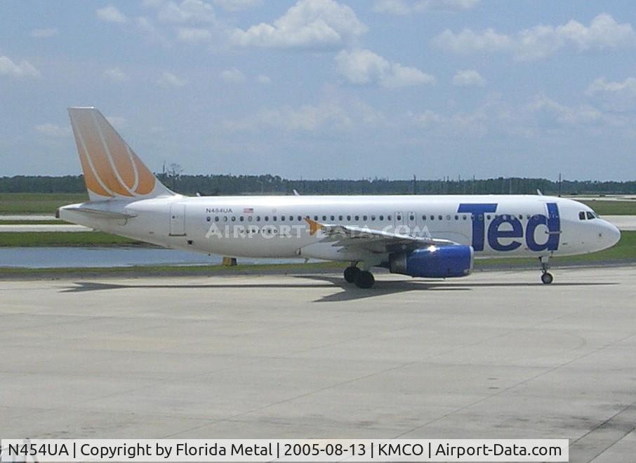 N454UA, 1999 Airbus A320-232 C/N 1104, MCO 2005