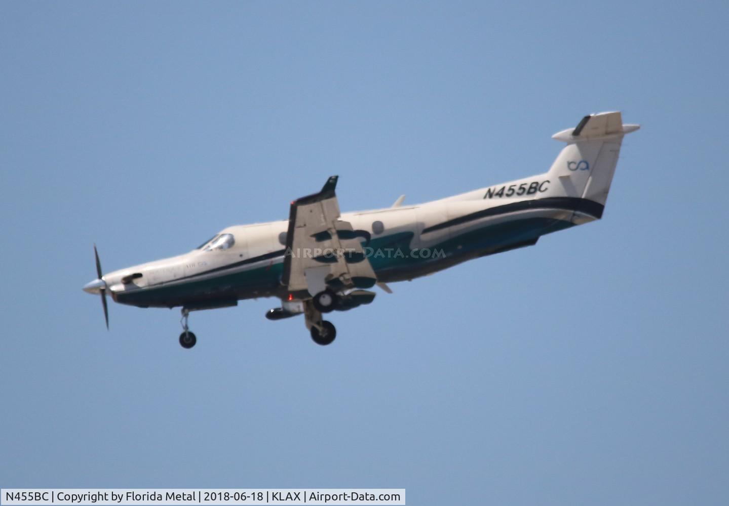 N455BC, 2002 Pilatus PC-12/45 C/N 455, LAX 2018