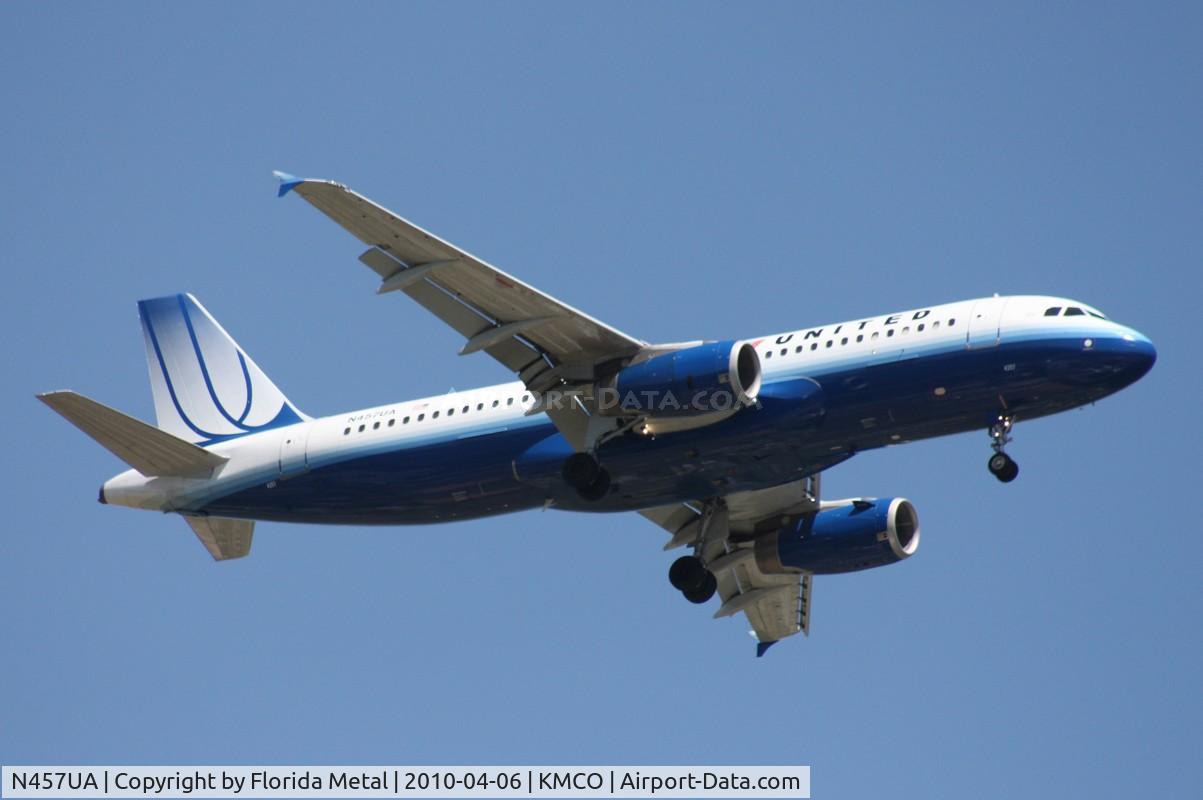 N457UA, 1999 Airbus A320-232 C/N 1146, MCO 2010