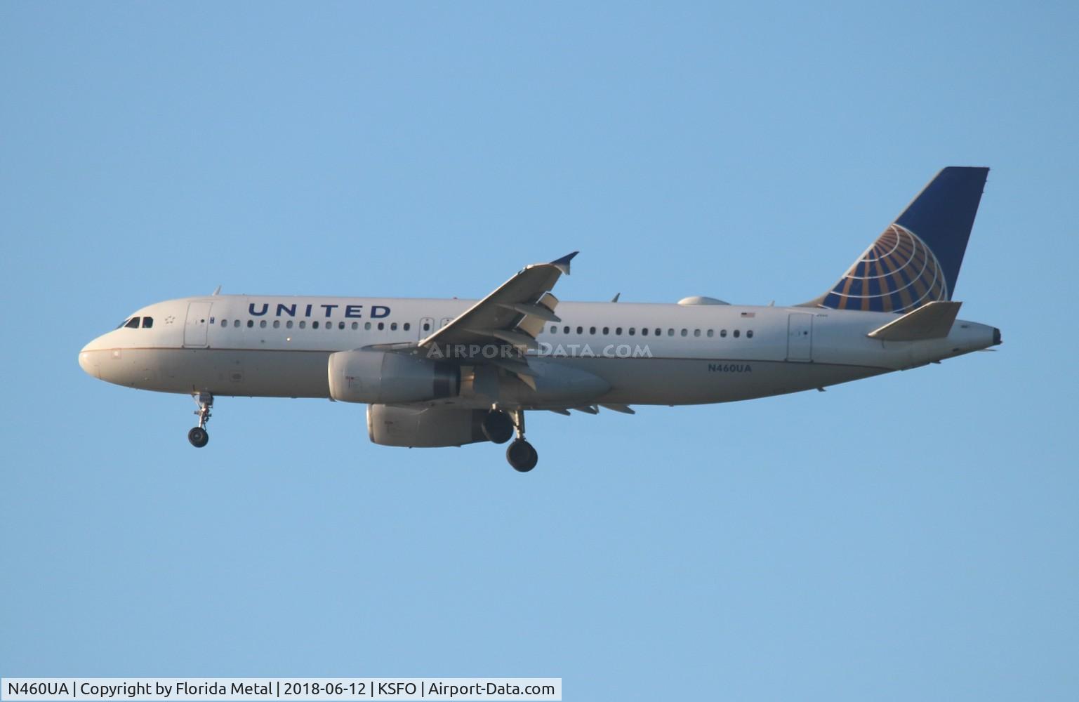 N460UA, 2000 Airbus A320-232 C/N 1248, SFO 2018