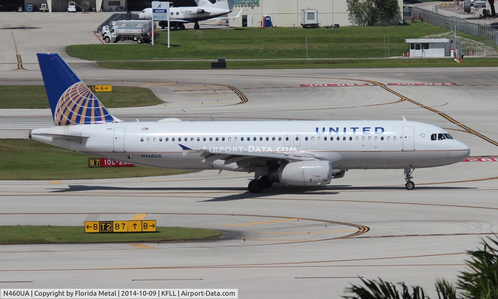 N460UA, 2000 Airbus A320-232 C/N 1248, FLL 2014