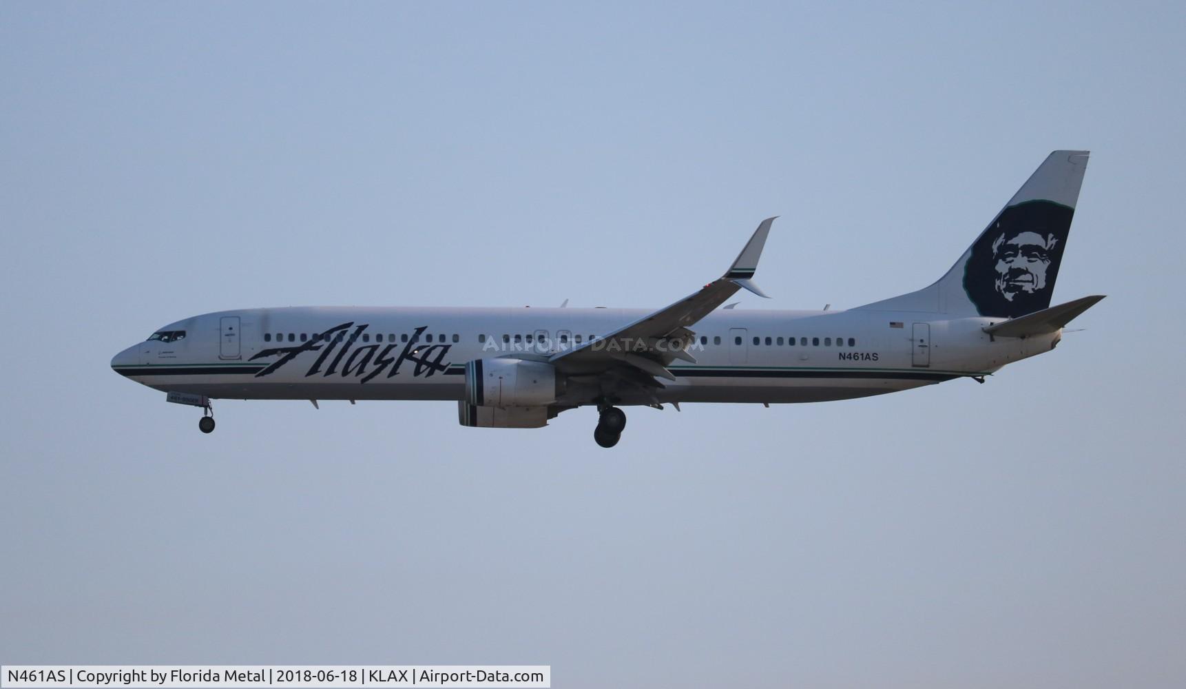 N461AS, 2014 Boeing 737-990/ER C/N 36363, LAX 2018