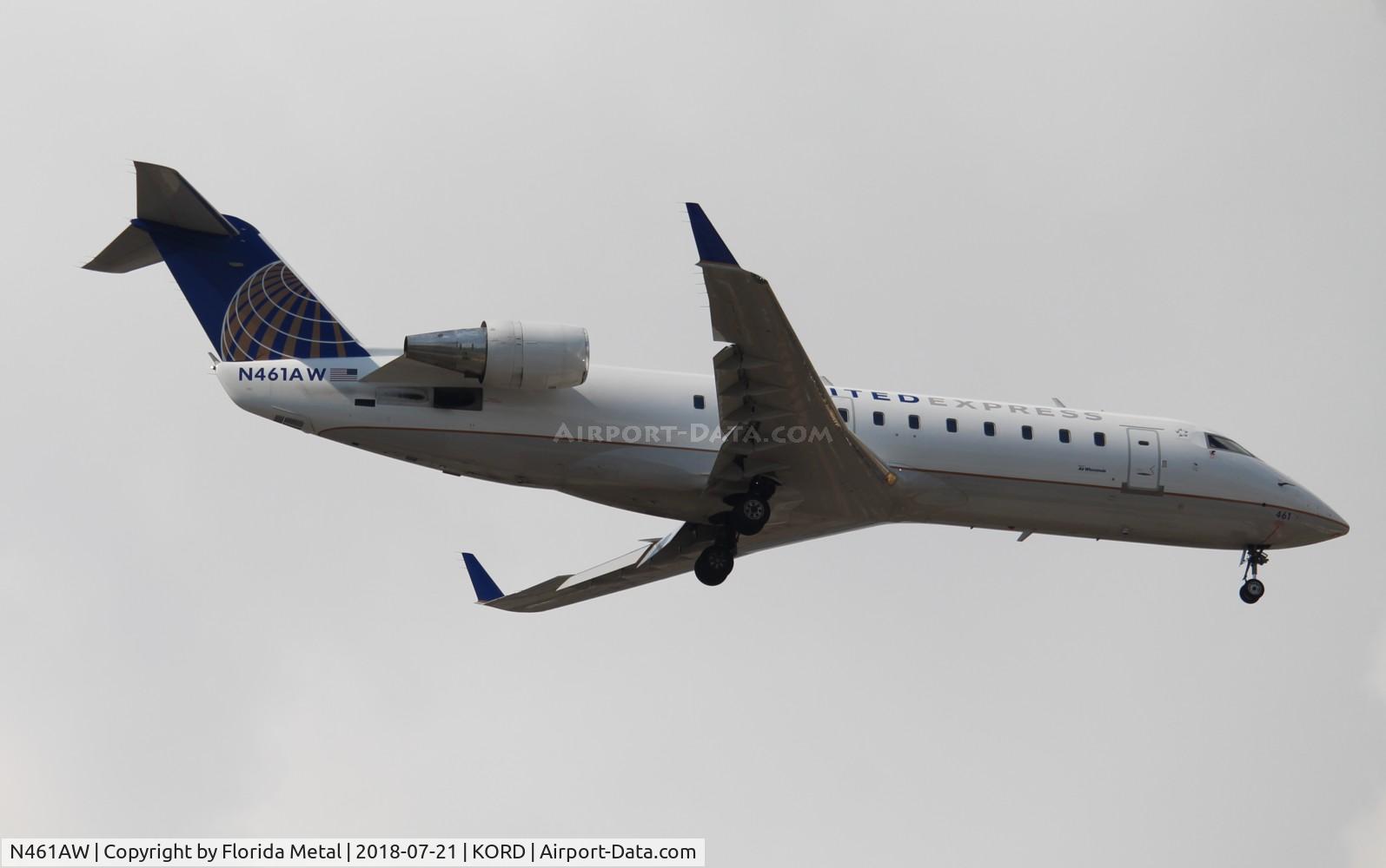 N461AW, 2003 Canadair CRJ-200LR (CL-600-2B19) C/N 7870, ORD 2018