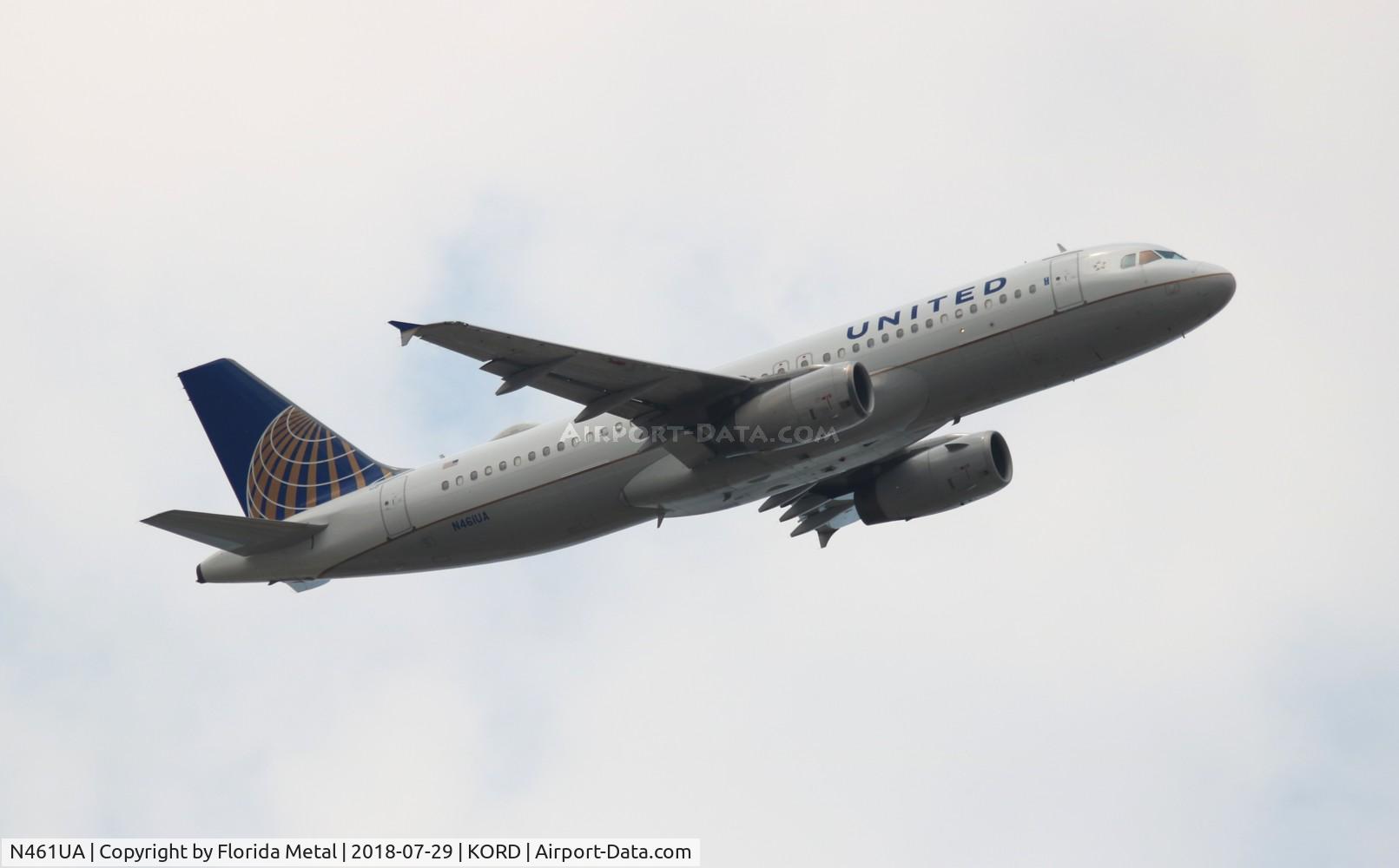 N461UA, 2000 Airbus A320-232 C/N 1266, ORD 2016