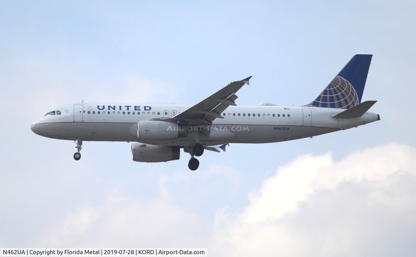 N462UA, 2000 Airbus A320-232 C/N 1272, ORD 2019