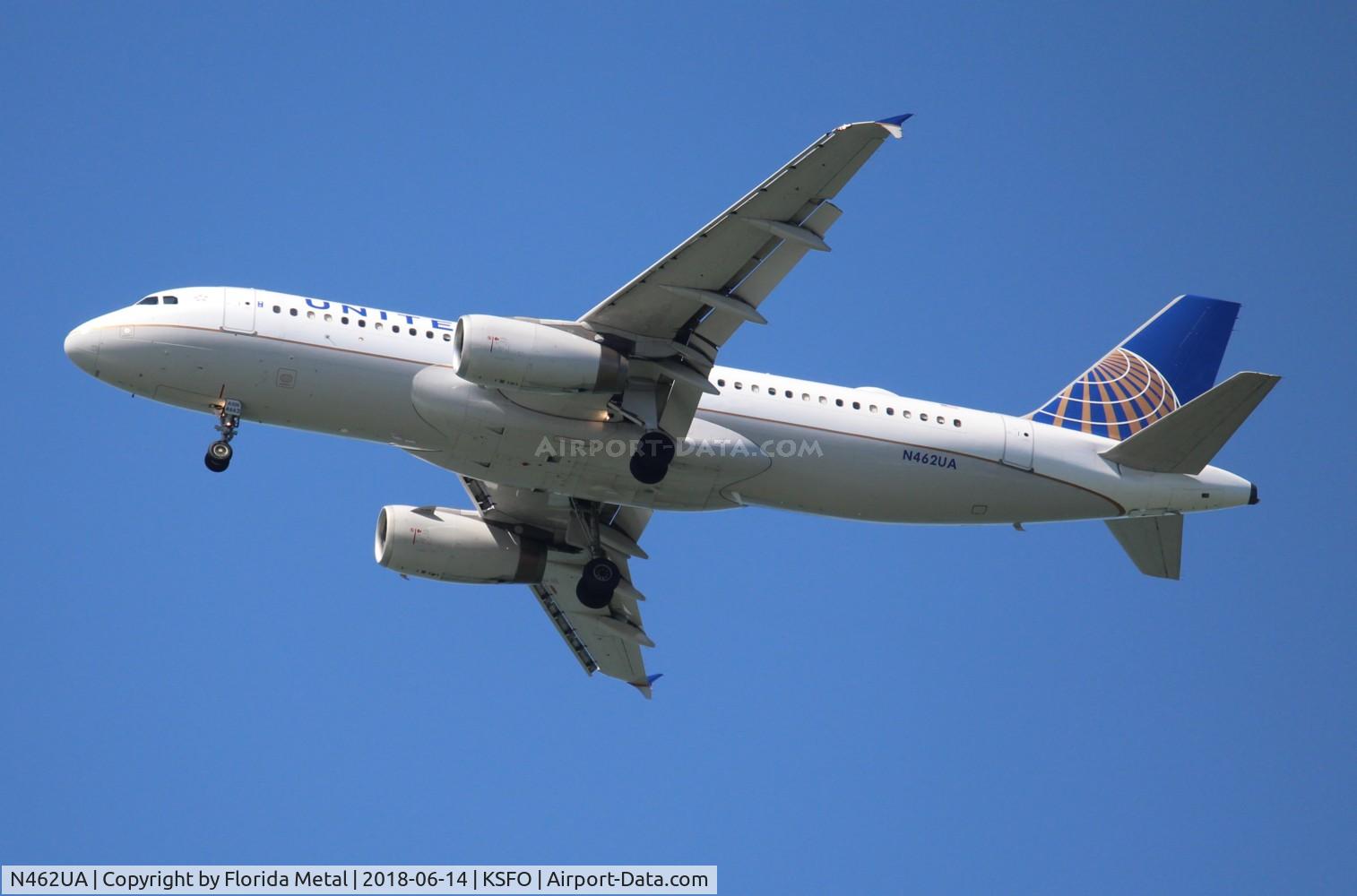 N462UA, 2000 Airbus A320-232 C/N 1272, SFO 2018