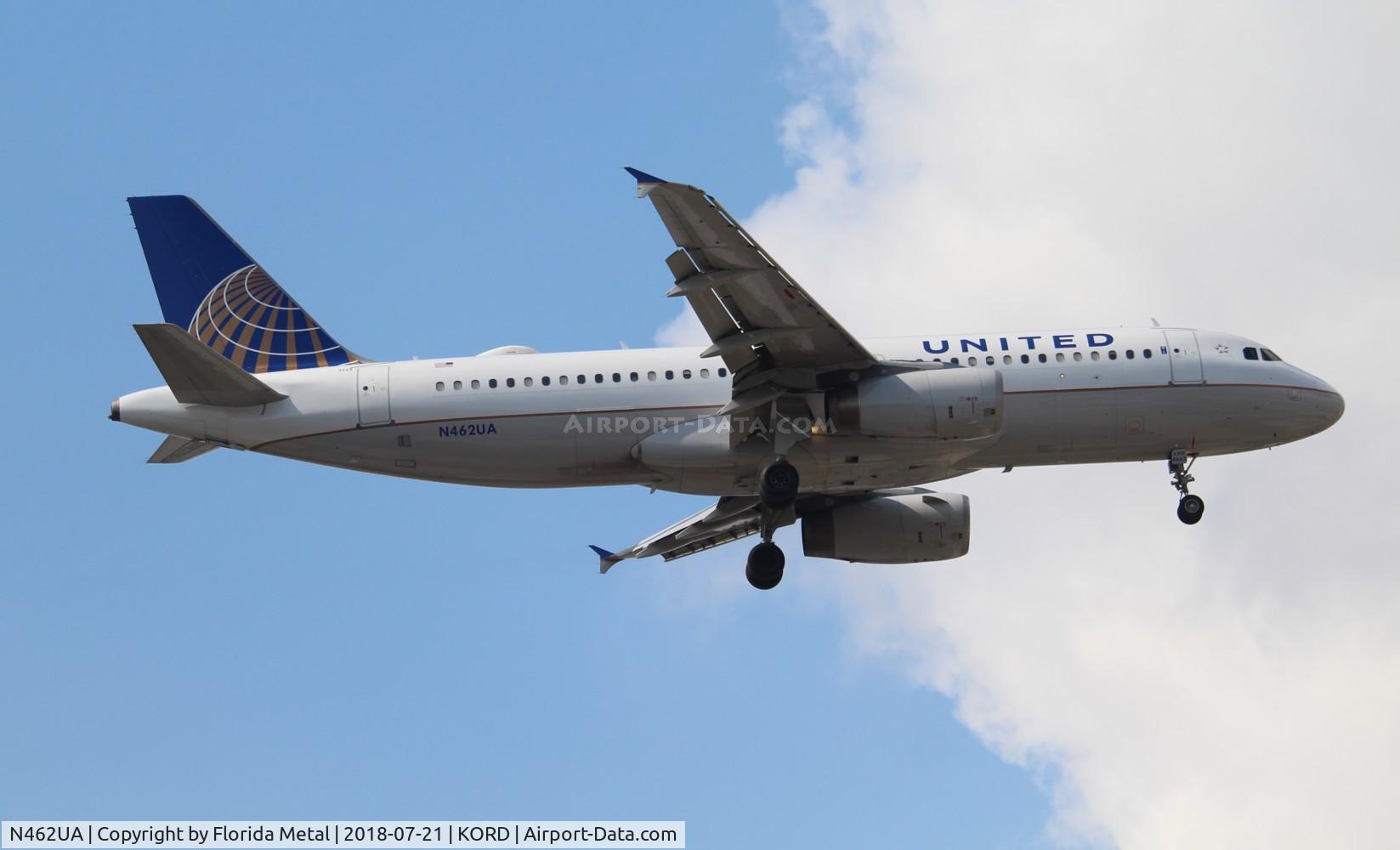 N462UA, 2000 Airbus A320-232 C/N 1272, ORD 2018