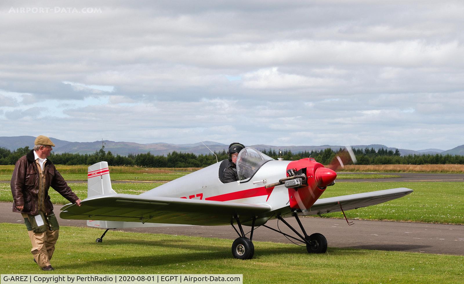 G-AREZ, 1960 Rollason Druine D.31 Turbulent C/N PFA 561, visitor