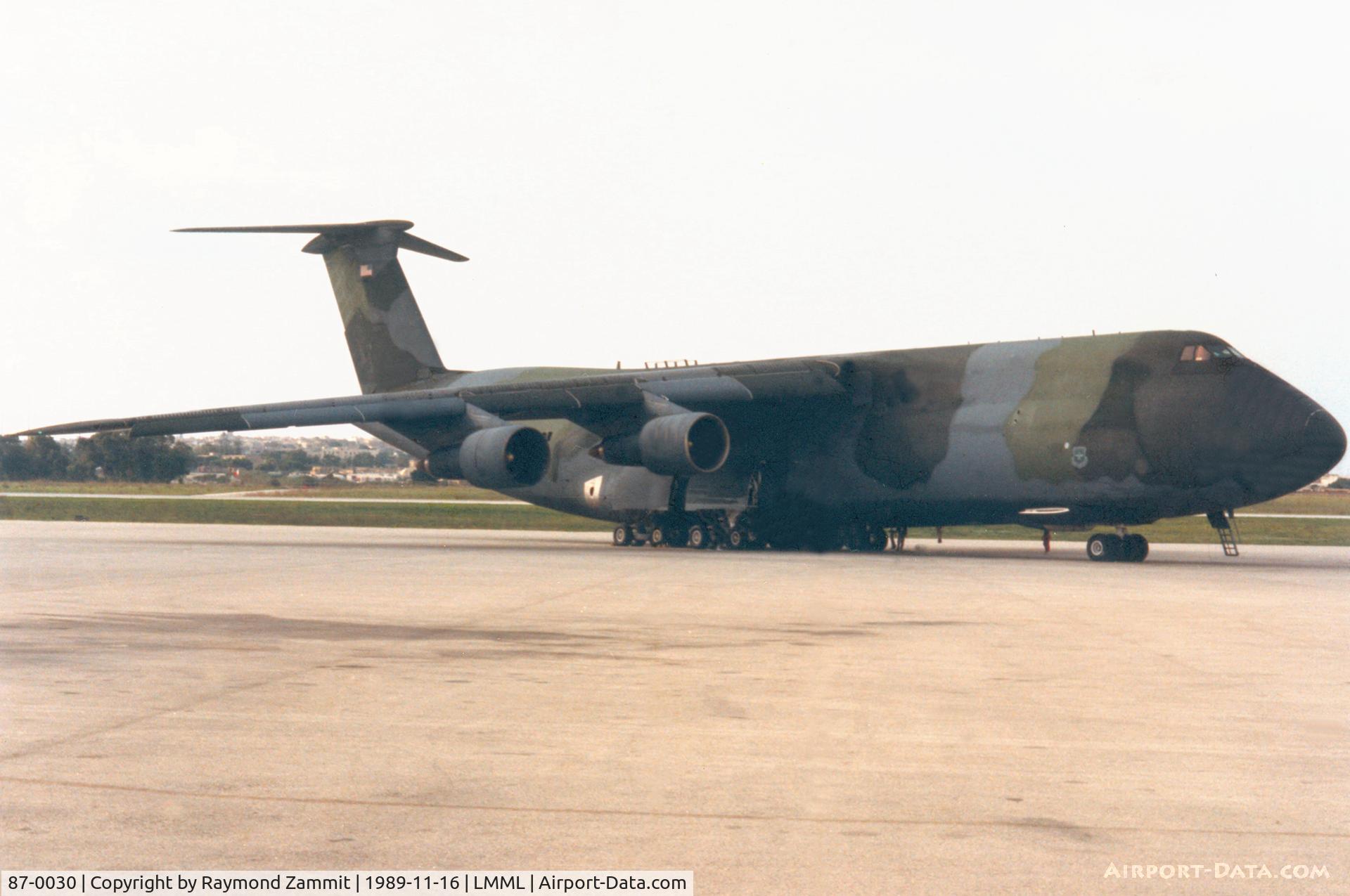 87-0030, 1987 Lockheed C-5B Galaxy C/N 500-0116, Lockheed C-5B Galaxy 87-0030 United States Air Force
