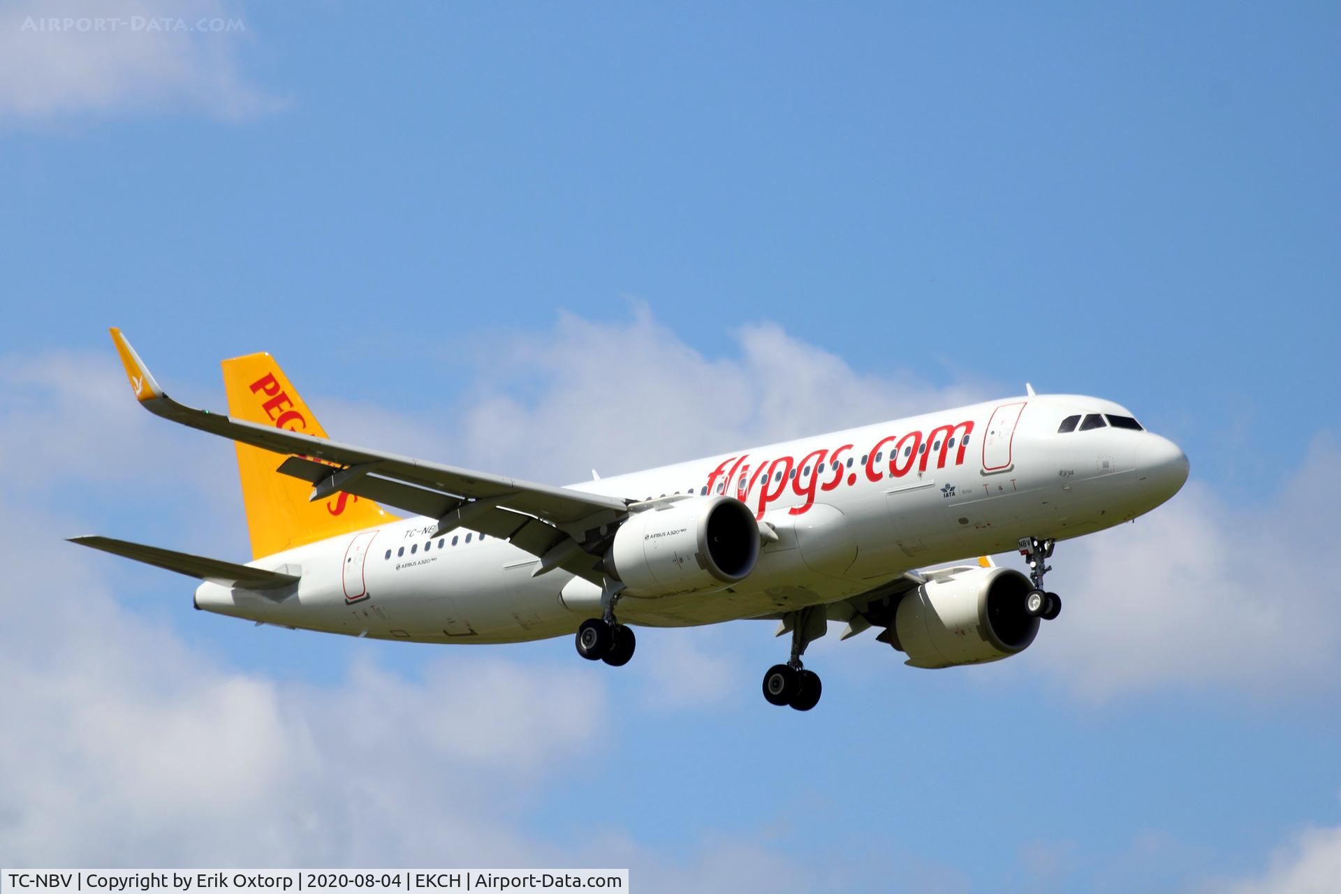 TC-NBV, 2018 Airbus A320-251NEO C/N 8272, TC-NBV landing rw 04L