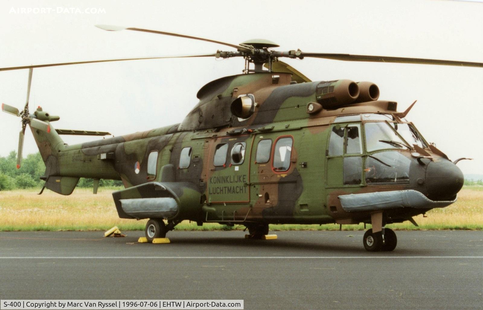 S-400, 1995 Eurocopter AS-532U2 Cougar C/N 2400, At Twente Airport.