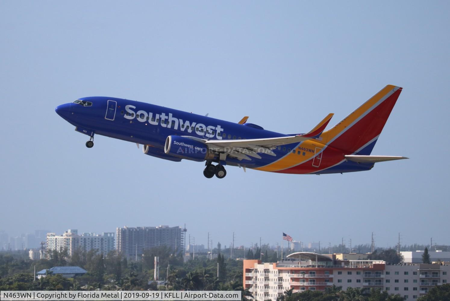 N463WN, 2004 Boeing 737-7H4 C/N 32467, FLL 2019