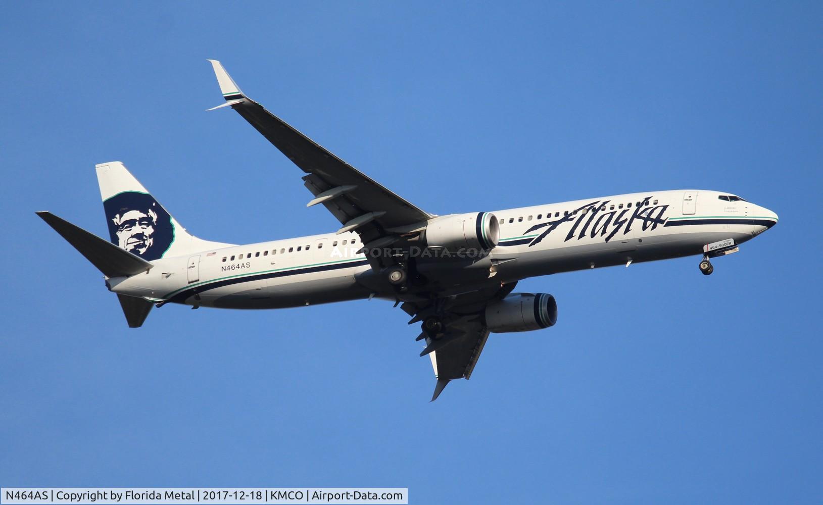 N464AS, 2014 Boeing 737-990/ER C/N 40714, MCO 2017