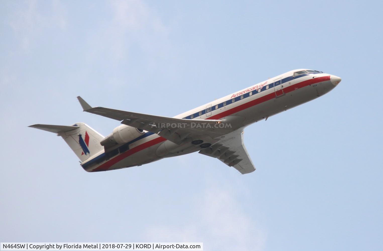 N464SW, 2003 Bombardier CRJ-200LR (CL-600-2B19) C/N 7827, ORD 2018