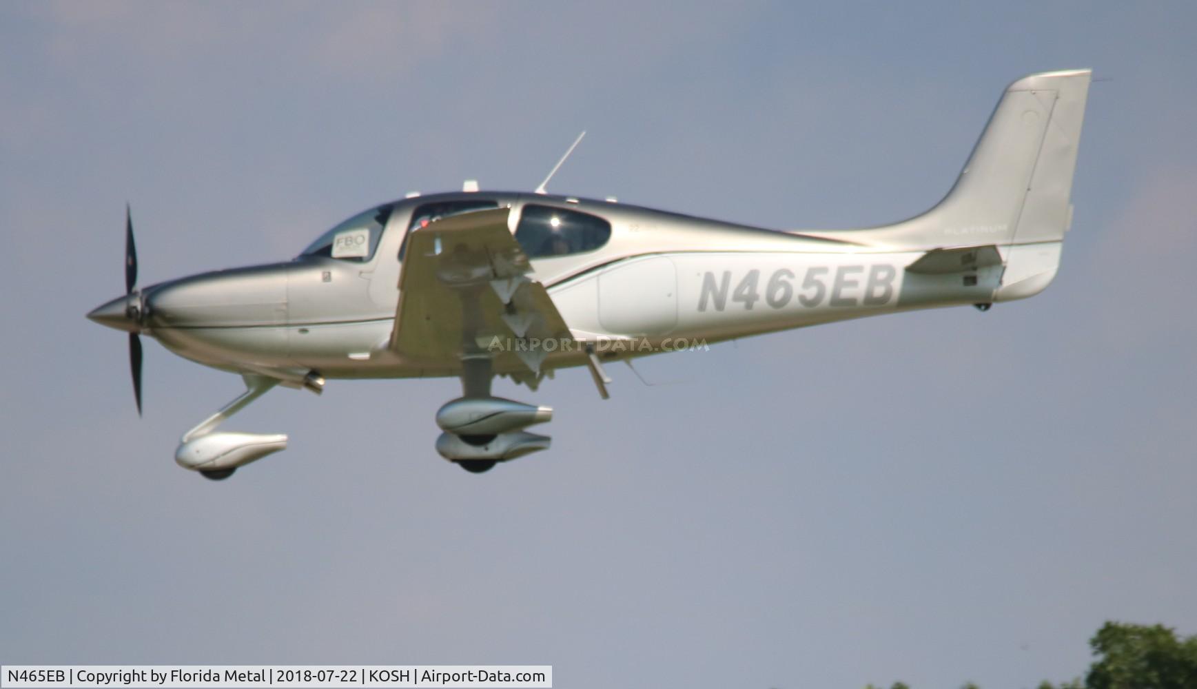 N465EB, Cirrus SR22 Platinum C/N 4650, OSH 2018