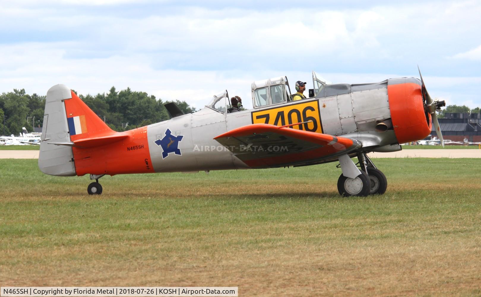 N465SH, 1943 North American AT-6C C/N 88-12771, OSH 2018