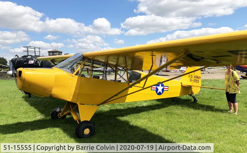 51-15555, 1951 Piper L-18C Super Cub (PA-18-95) C/N 18-1555, Now at home in East Winch, Norfolk, UK