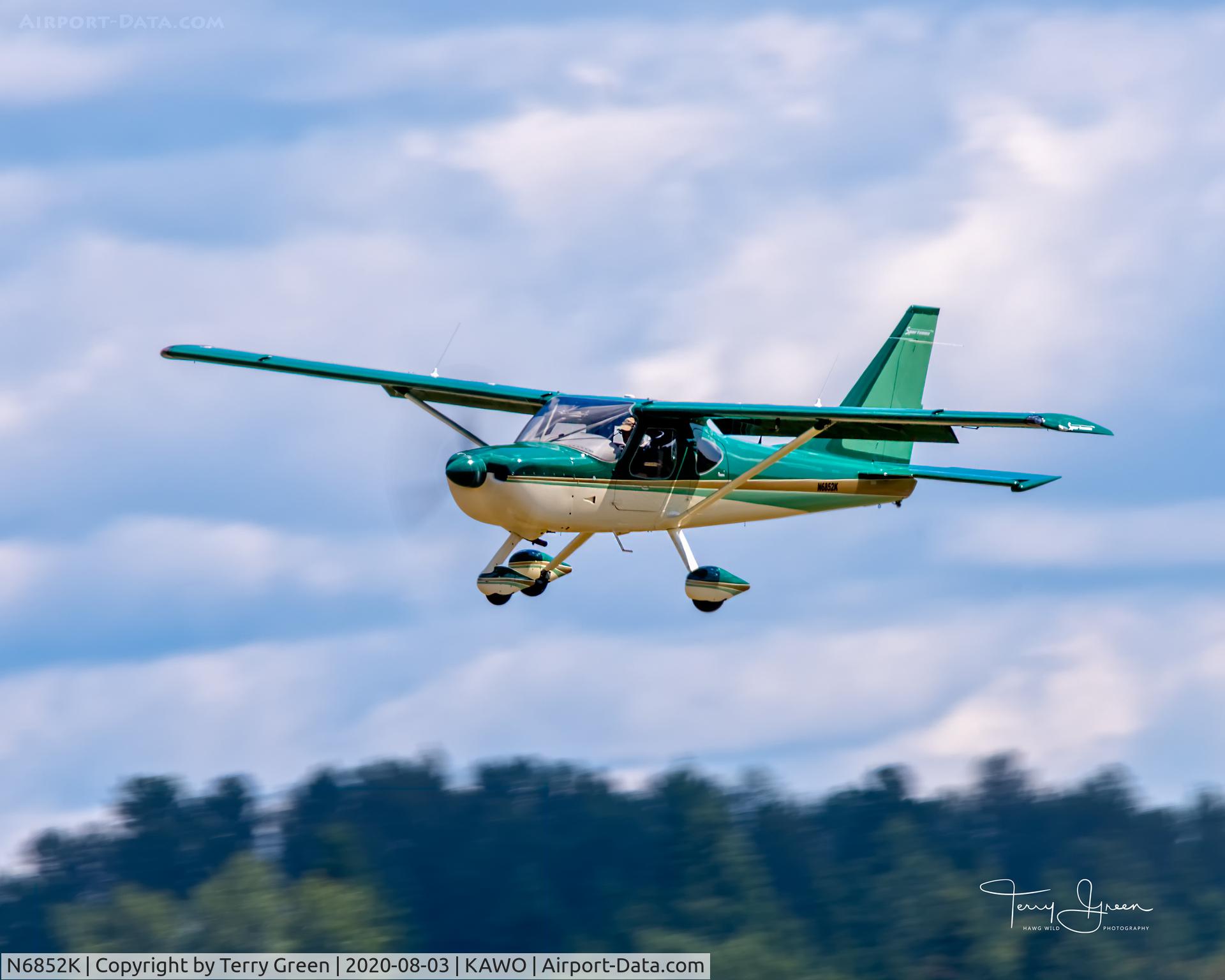 N6852K, 2013 Glasair GS-2 Sportsman C/N 7386, KAWO