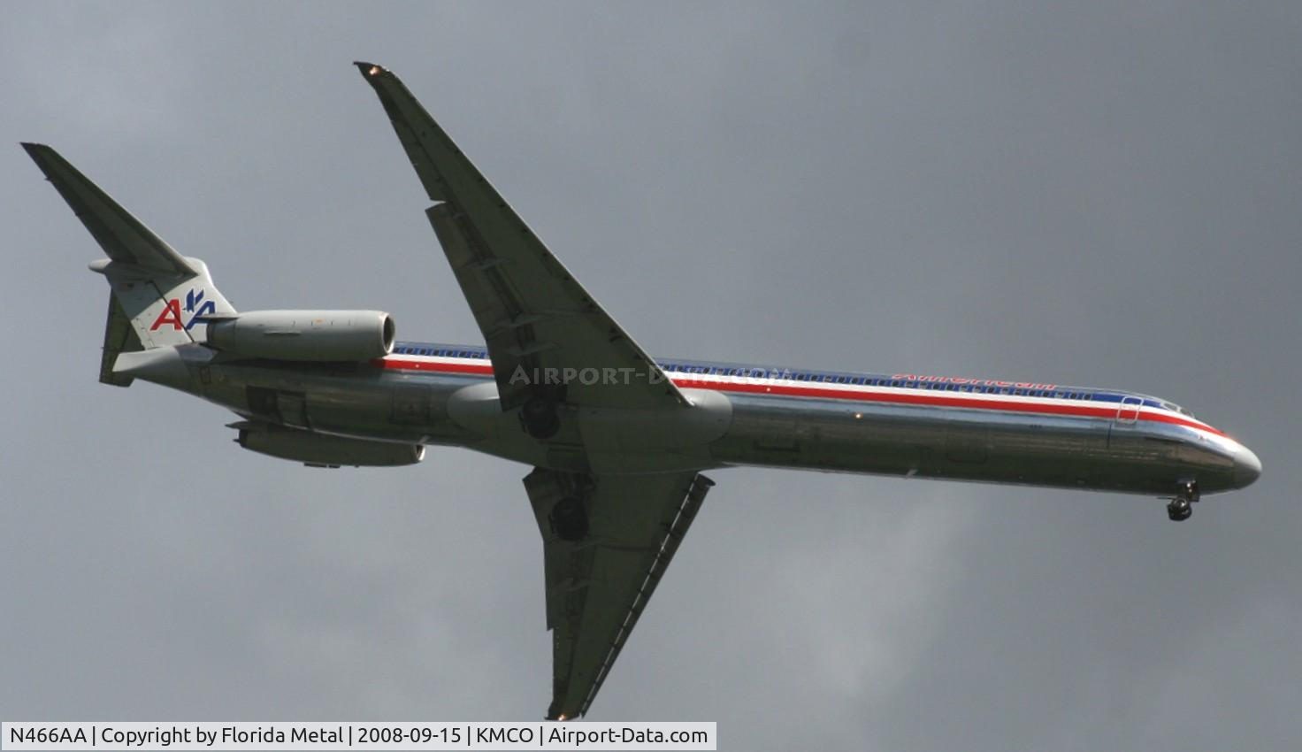 N466AA, 1988 McDonnell Douglas MD-82 (DC-9-82) C/N 49596, MCO 2008
