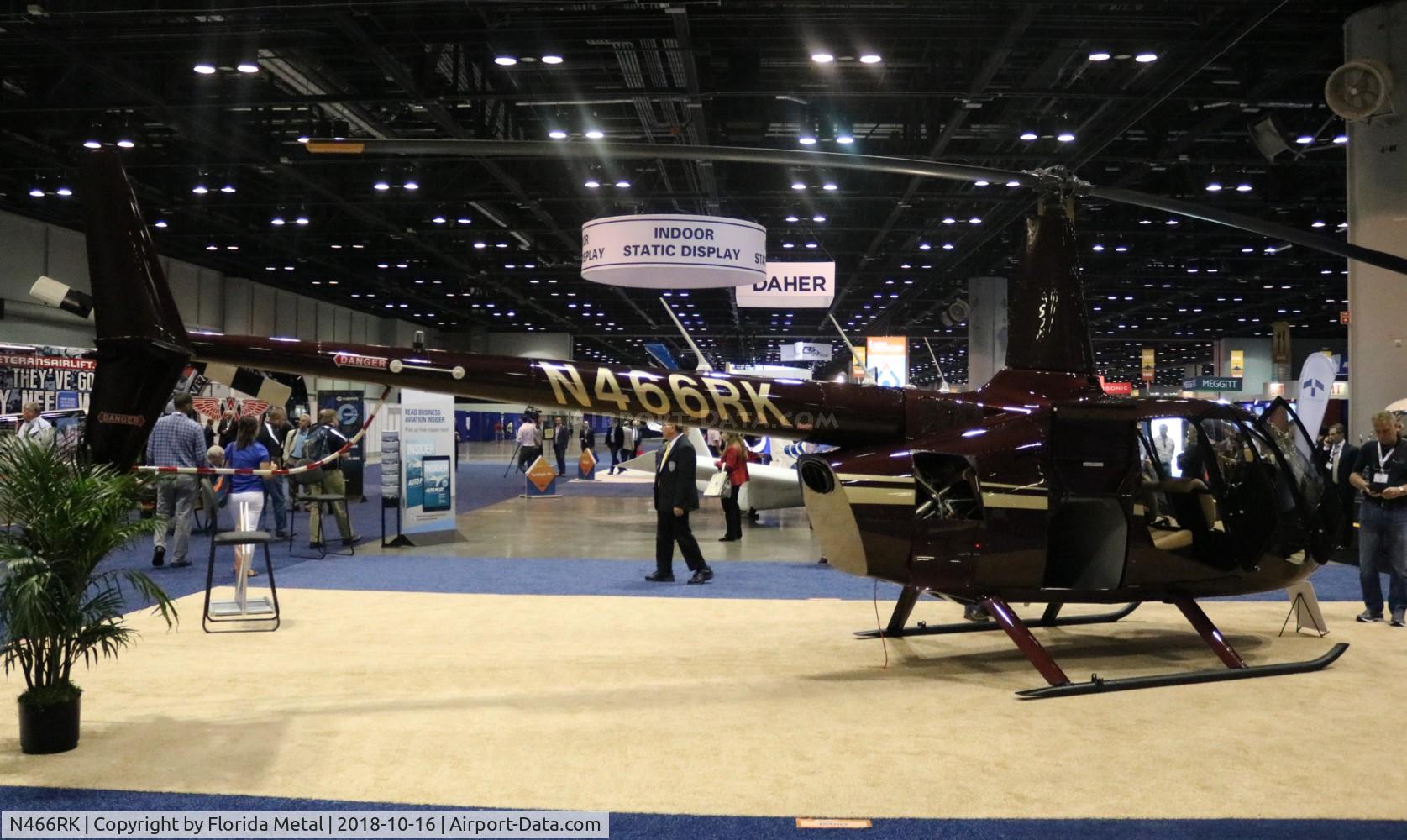 N466RK, 2017 Robinson R66 C/N 0805, NBAA 2018