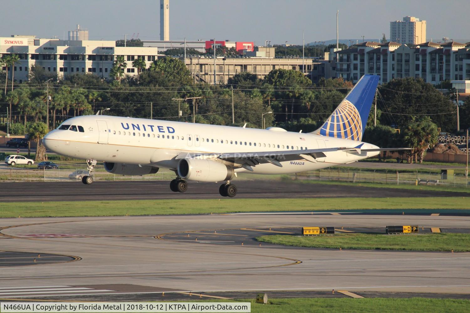 N466UA, 2000 Airbus A320-232 C/N 1343, TPA 2018
