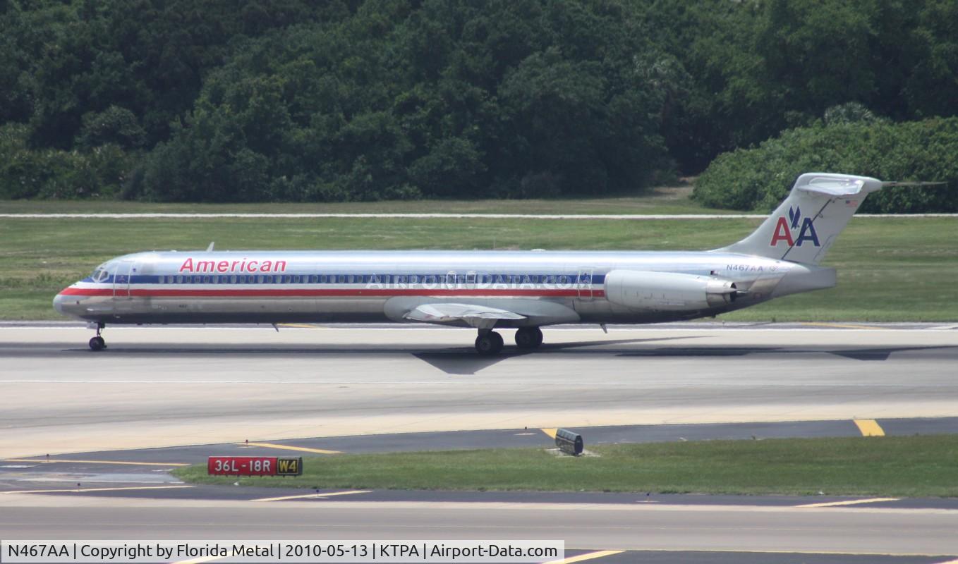 N467AA, 1988 McDonnell Douglas MD-82 (DC-9-82) C/N 49597, TPA 2010