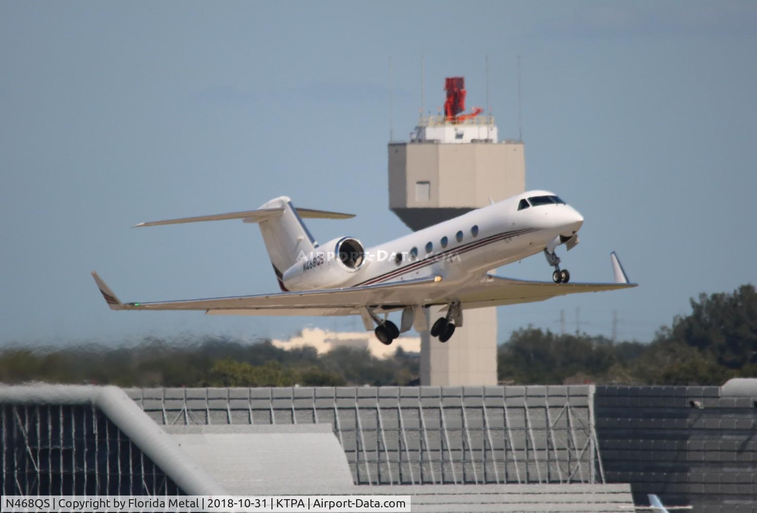 N468QS, 2008 Gulfstream Aerospace GIV-X (G450) C/N 4146, TPA 2018