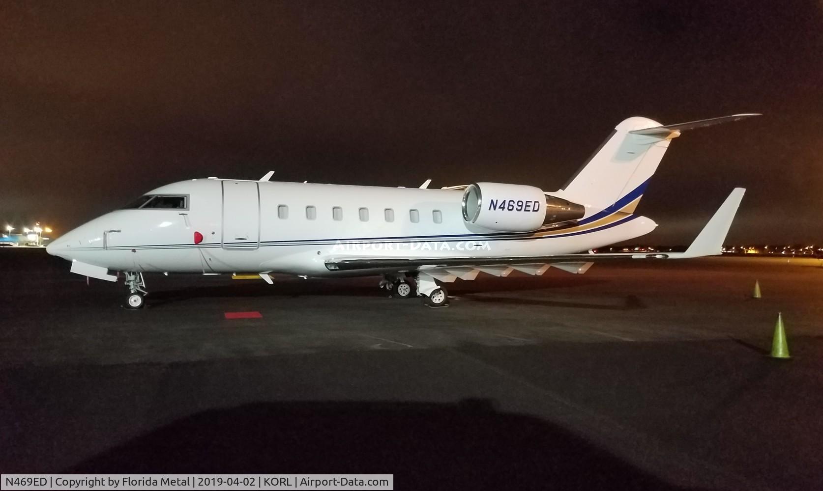 N469ED, 2008 Bombardier Challenger 605 (CL-600-2B16) C/N 5746, ORL 2019