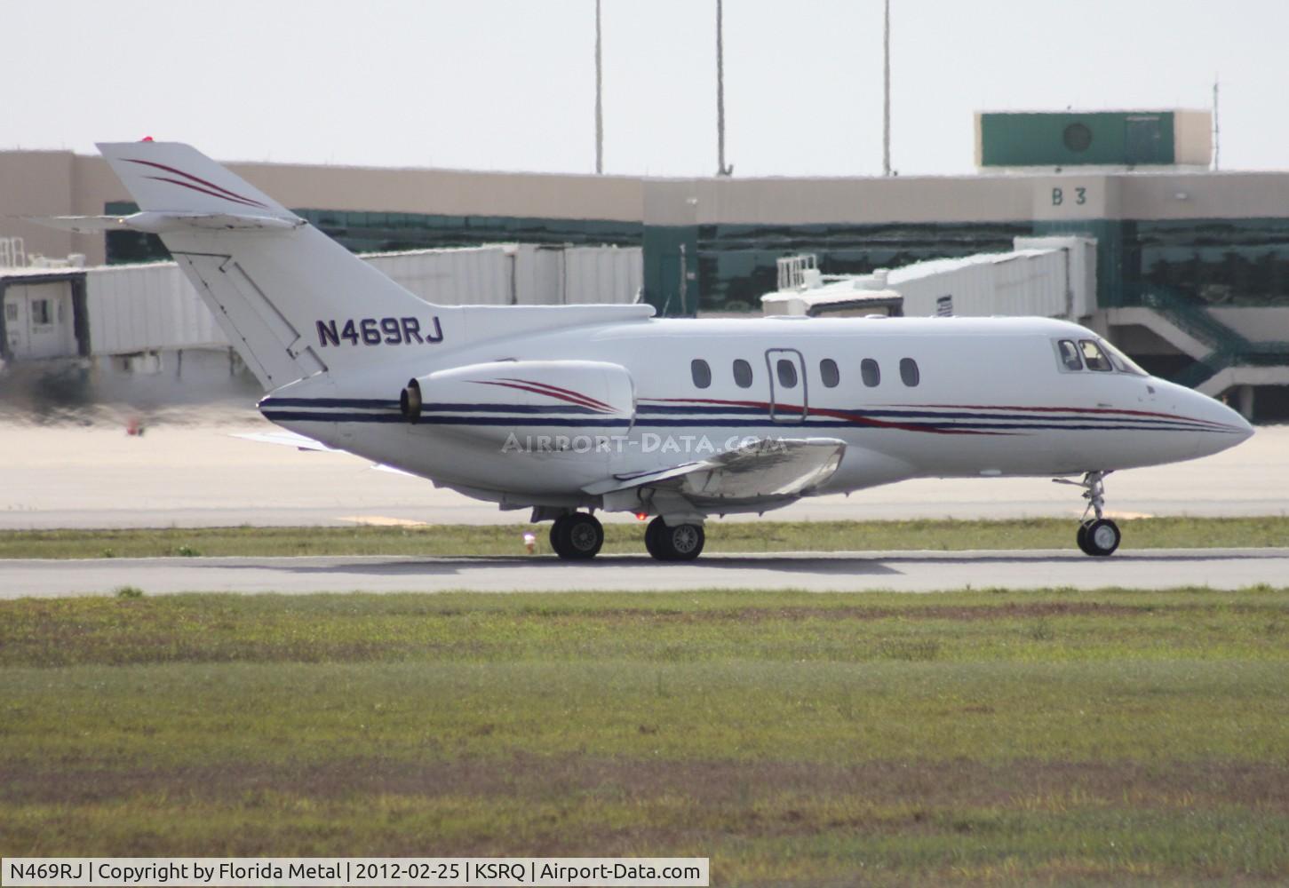N469RJ, 1986 British Aerospace BAe.125 Series 800A C/N 258067, SRQ 2012 O.F.A