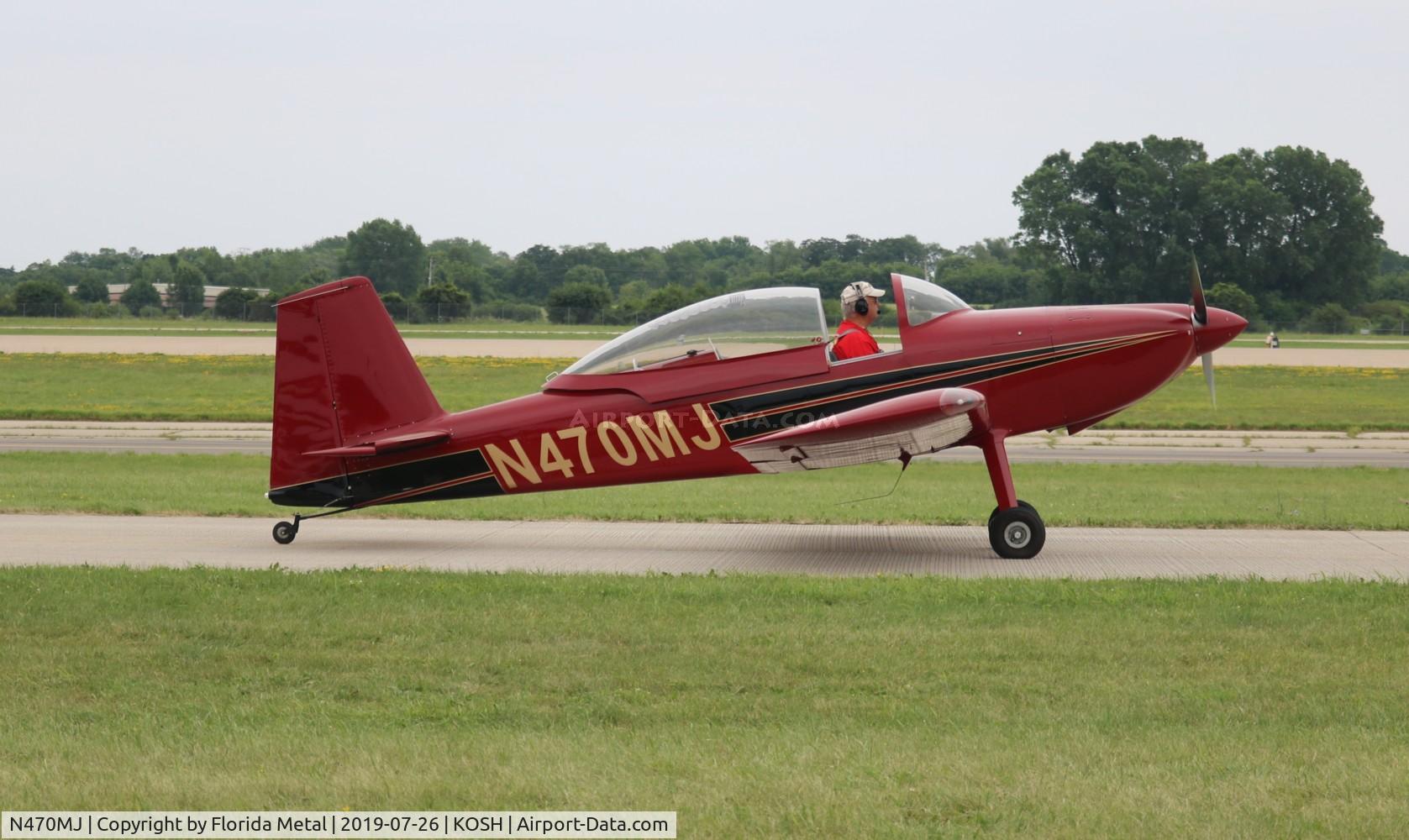 N470MJ, Vans RV-8 C/N 81562, OSH 2019