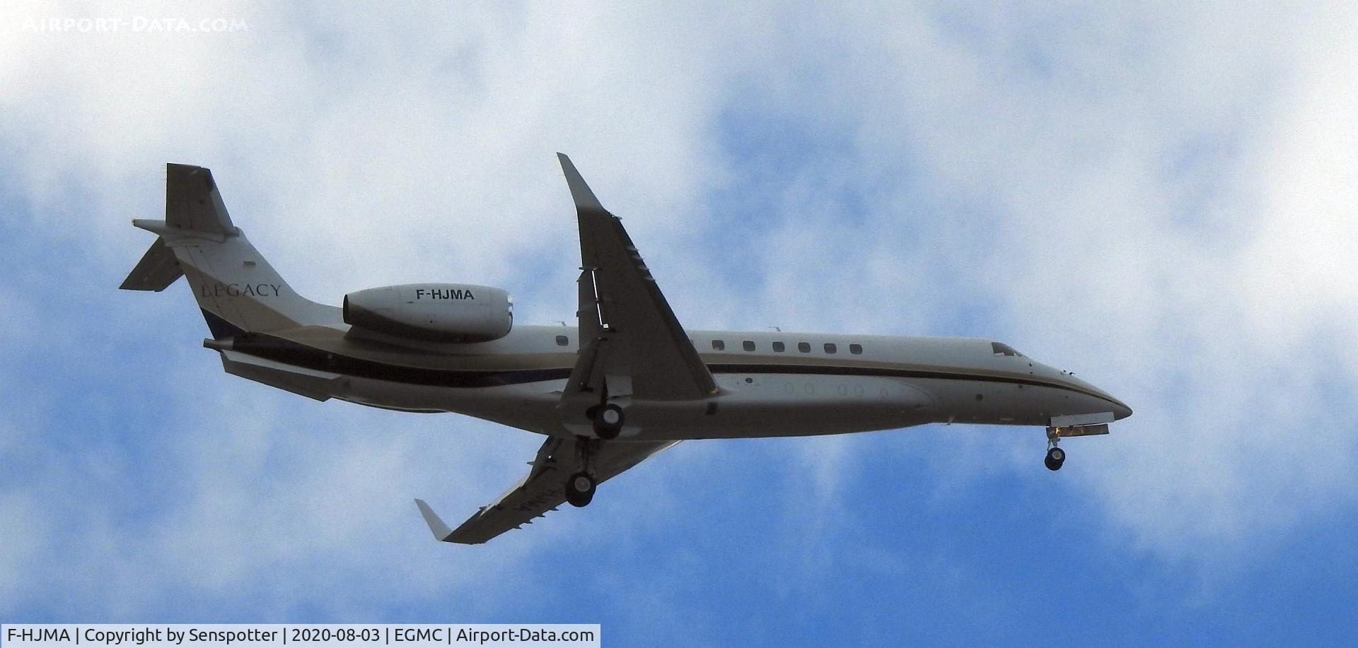 F-HJMA, 2005 Embraer EMB-135BJ Legacy C/N 14500854, Embraer EMB-135BJ Legacy F-HJMA Madar Aviation flying into Southend