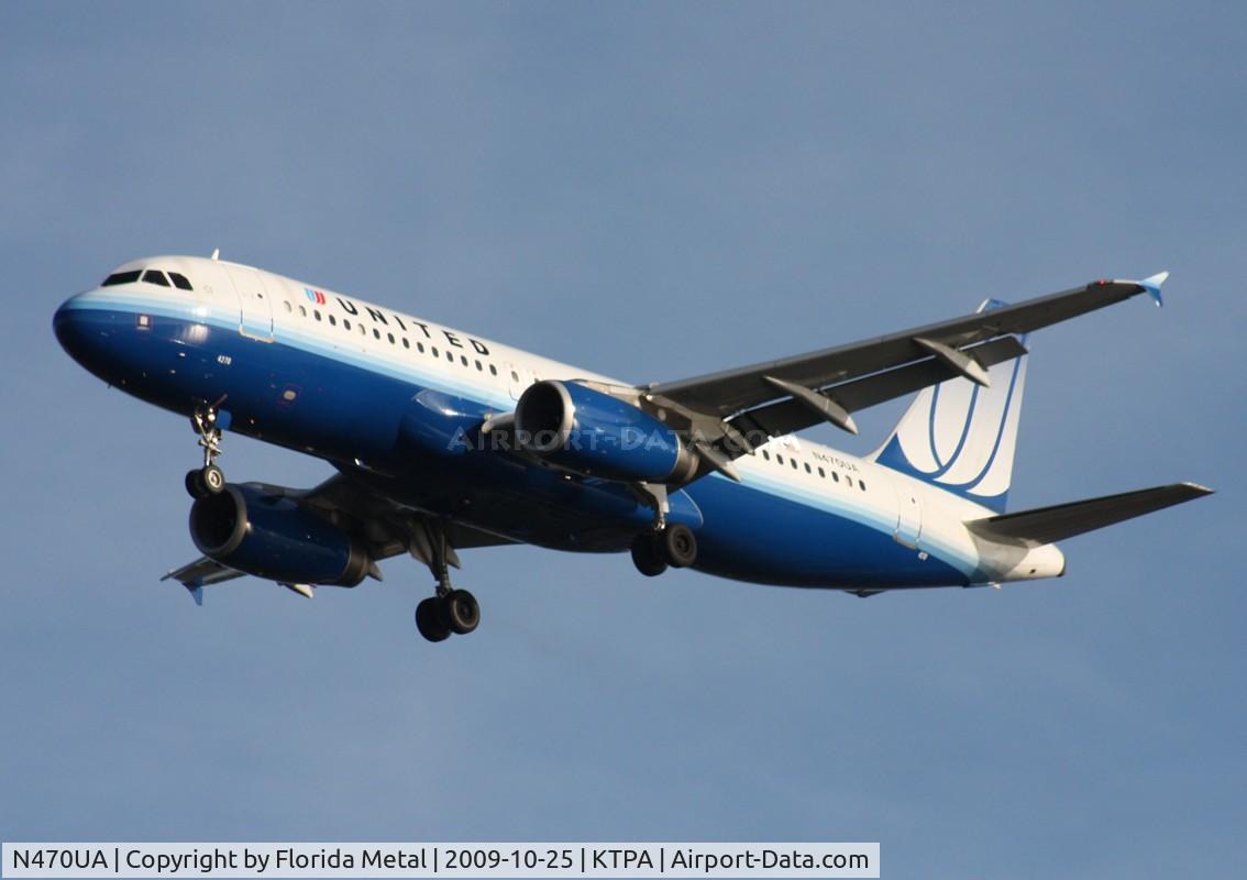 N470UA, 2001 Airbus A320-232 C/N 1427, TPA 2009