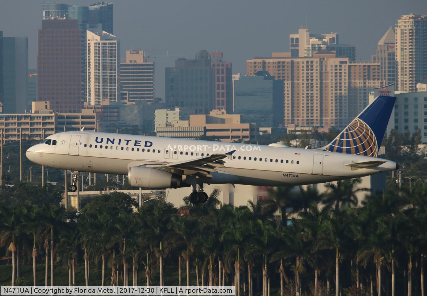 N471UA, 2001 Airbus A320-232 C/N 1432, FLL 2017